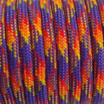 Paracord (Паракорд) 550 - Purple yellow red camo