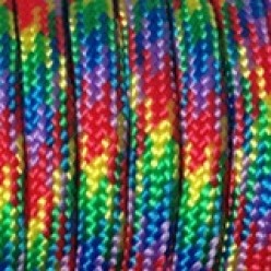 Paracord (Паракорд) 550 - Red green yellow blue camo